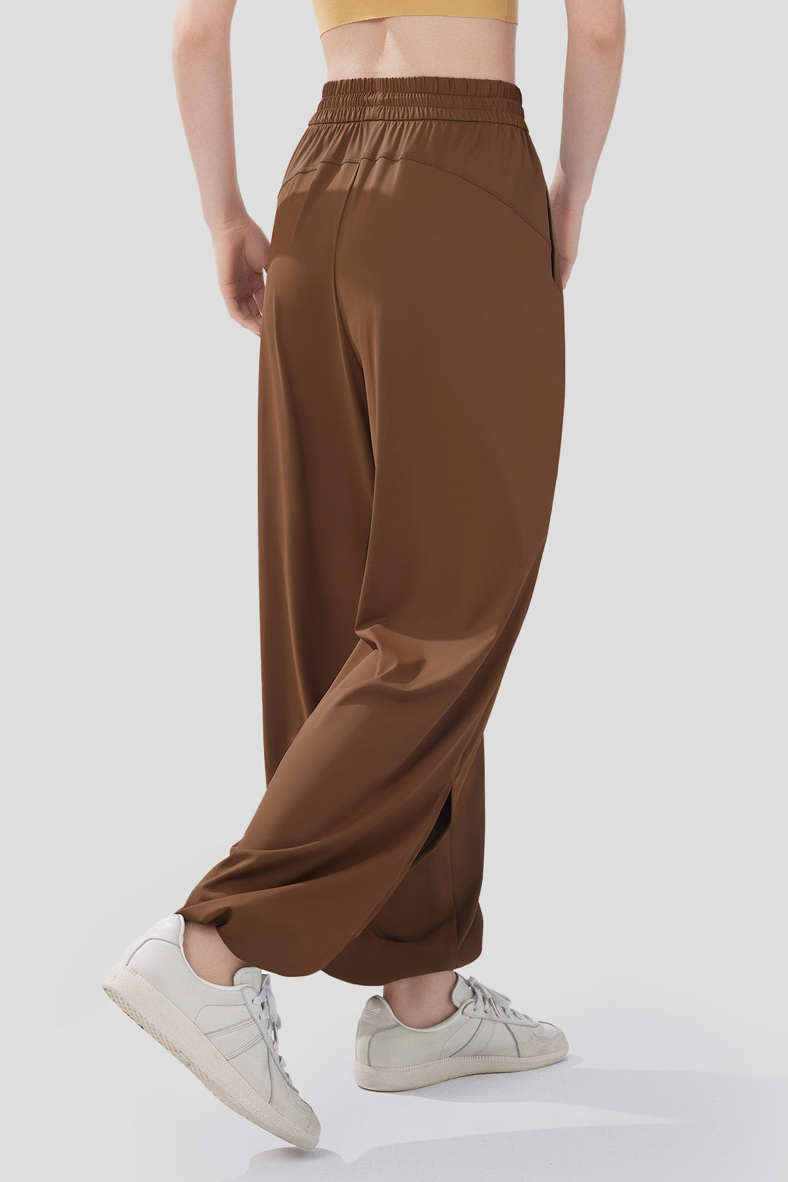 beneunder women's cooling pants #color_rich chestnut brown