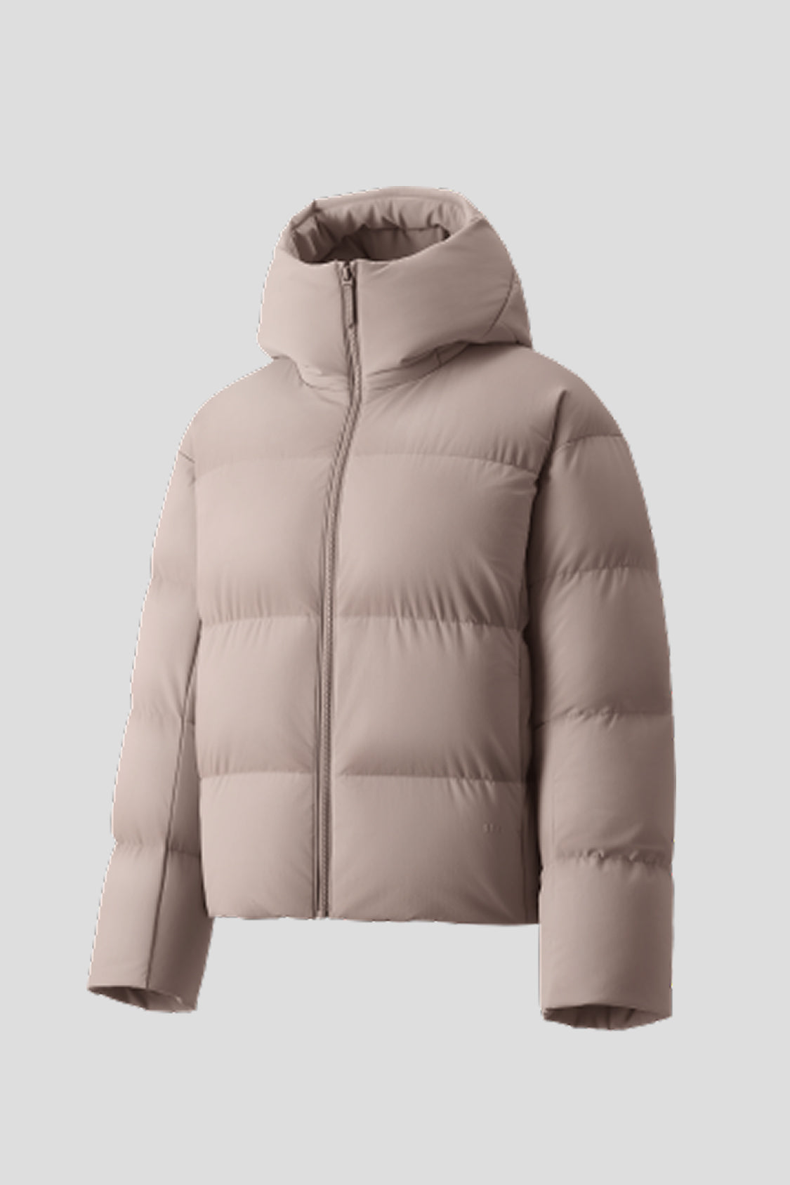 Women's Stretch Softshell Hooded Down Jacket (Maximum Warmth) HD012