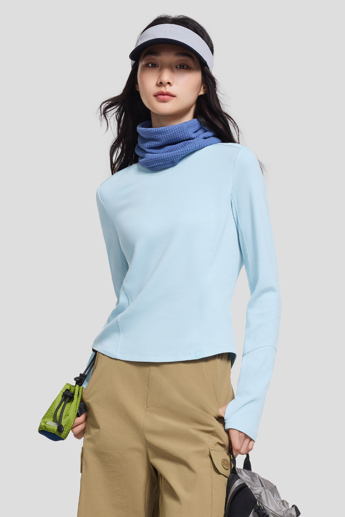 women's base layer #color_soft blue