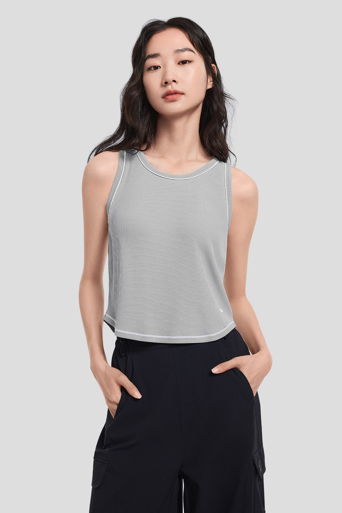 beneudner women's tank top #color_starlit gray