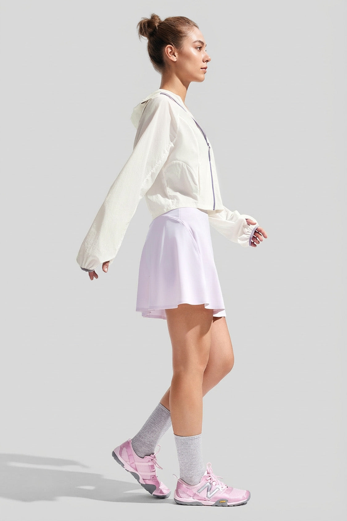 Women's Cropped Sun Protection Jacket UPF 100+ TS400