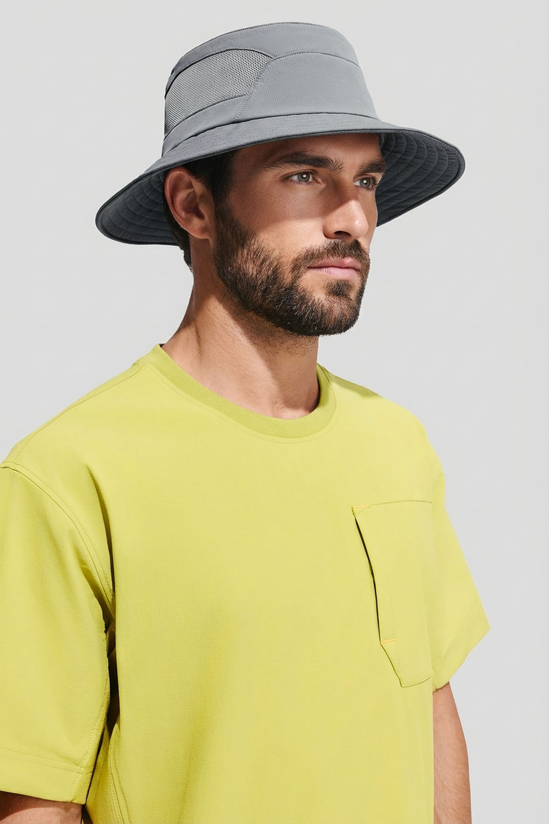 Men's Breathable Sun Protection Bucket Hat UPF 50+ TS730