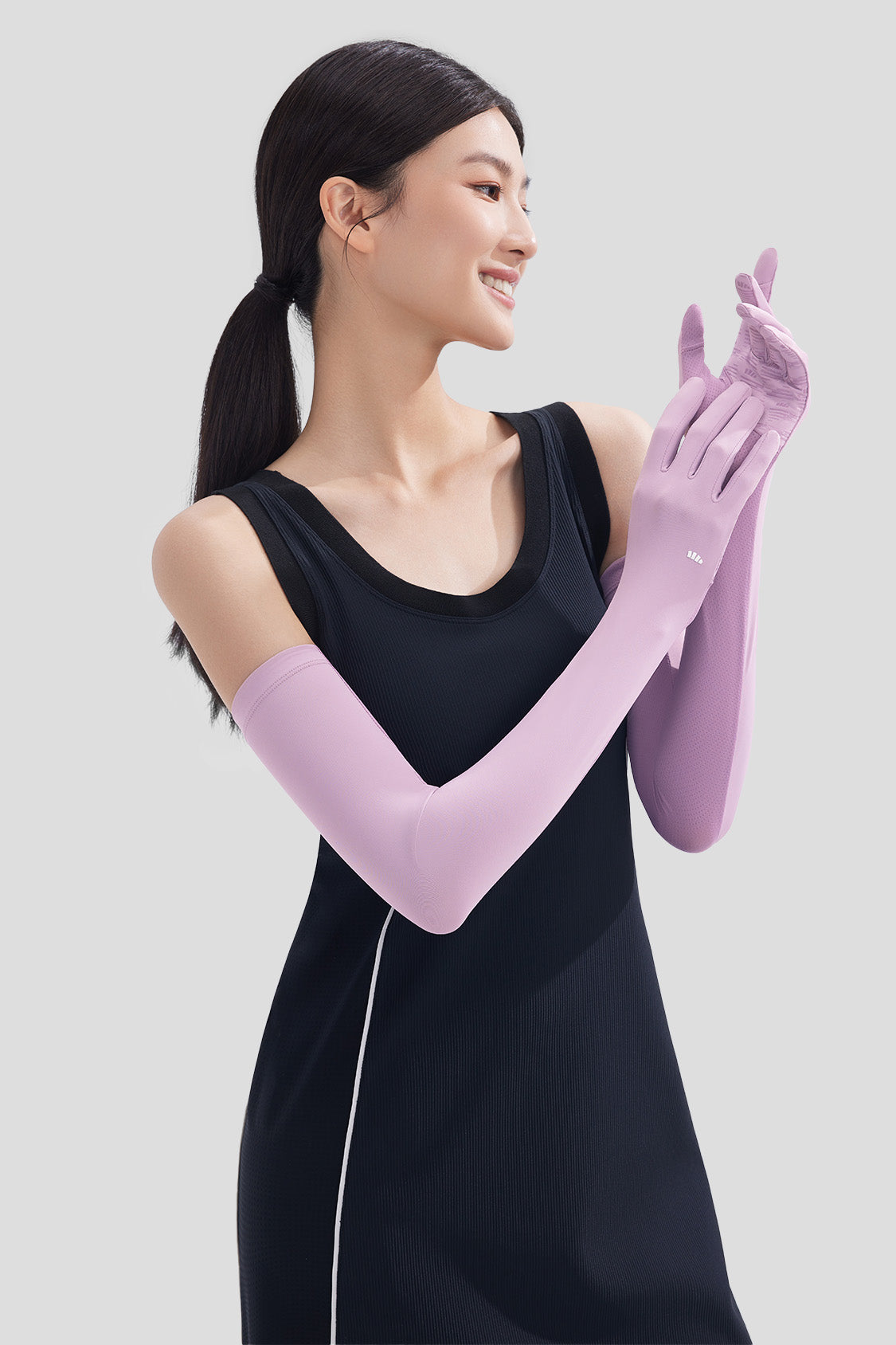 beneunder women's sun protection gloves #color_taro mist purple