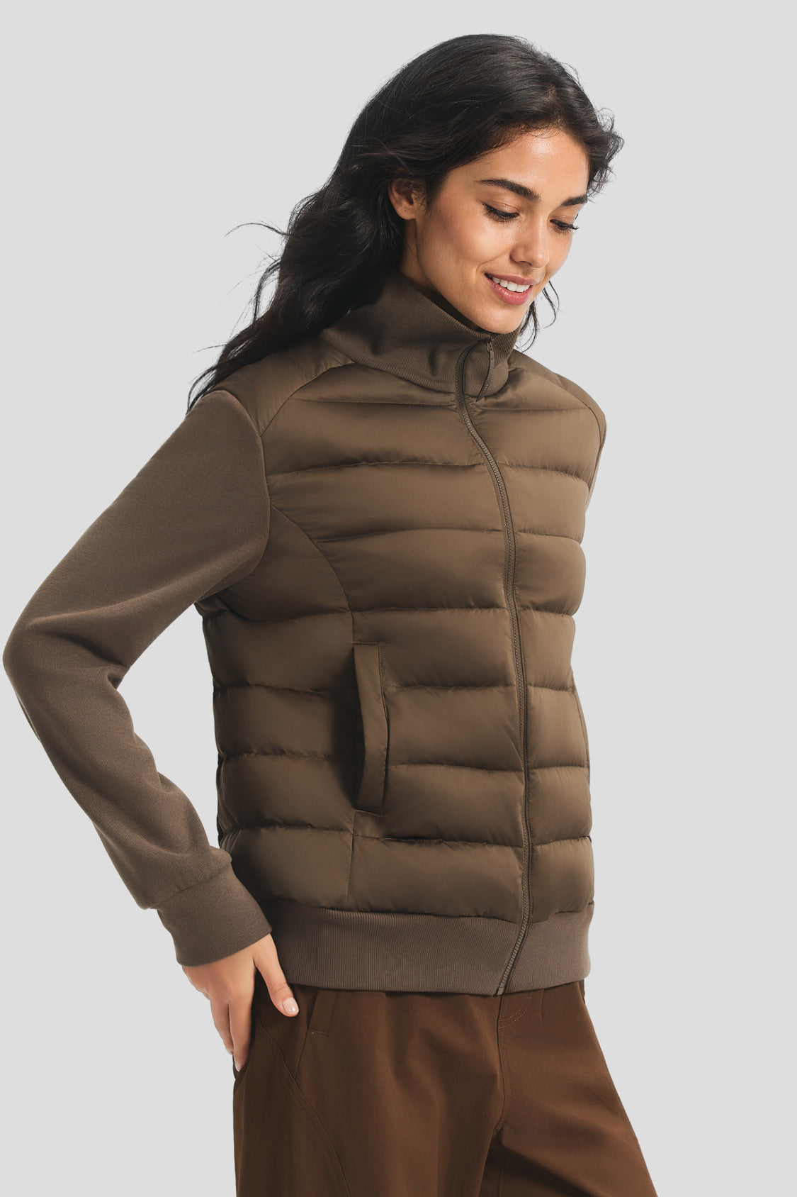Women's Hybrid Down Jacket (Mid Warmth) HD008