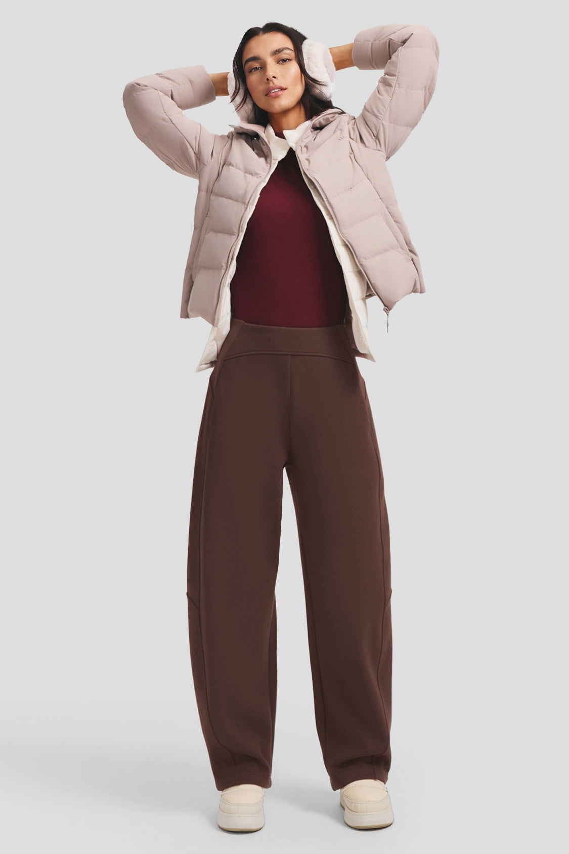 Women's High-Stretch Relaxed-Fit Pants EL009