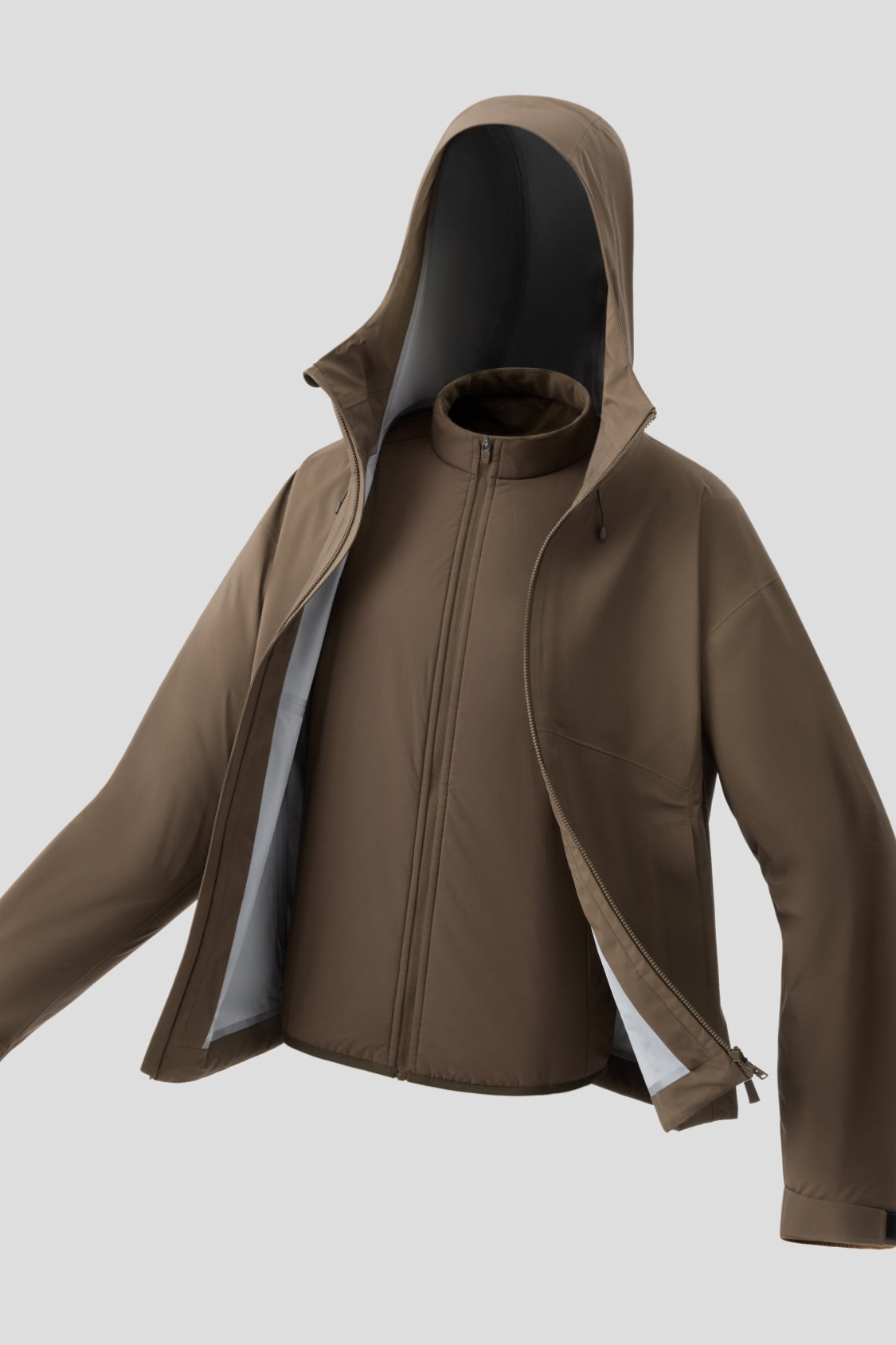 Beneunder Men's 3-in-1 Interchange Insulated Jacket (High Warmth) LS004