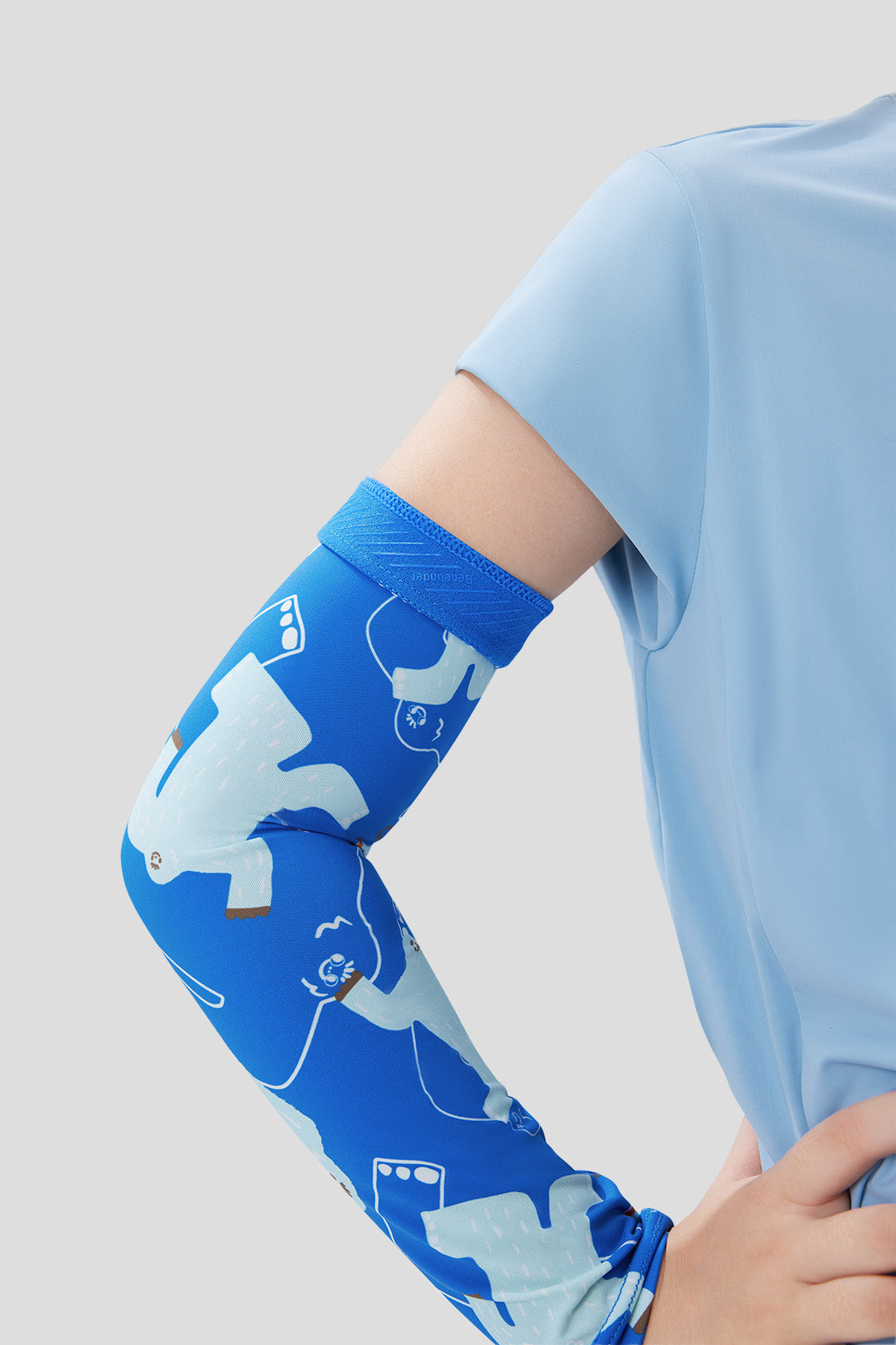 beneunder kid's sun protection arm sleeves upf50+ #color_weightless monster