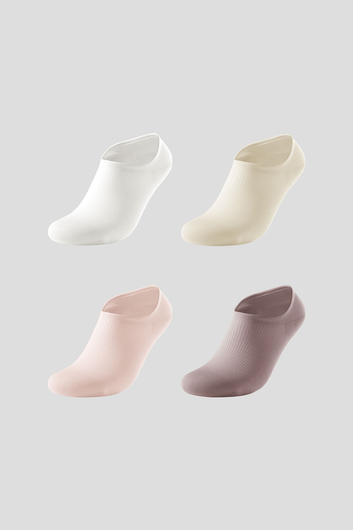 Calcetines tobilleros de modal para mujer, paquete de 4 SF001