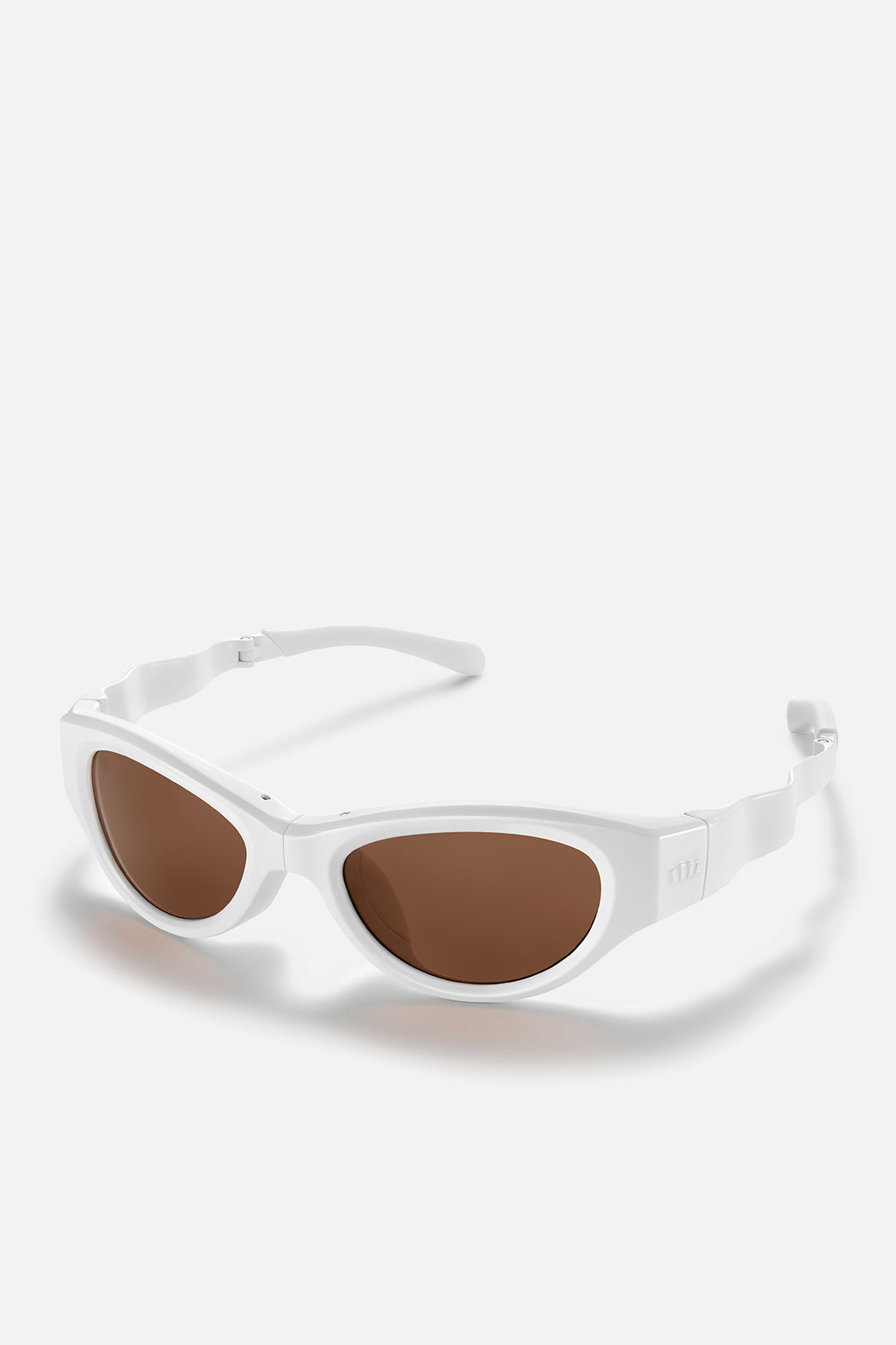 beneunder women's folding sunglasses #color_white