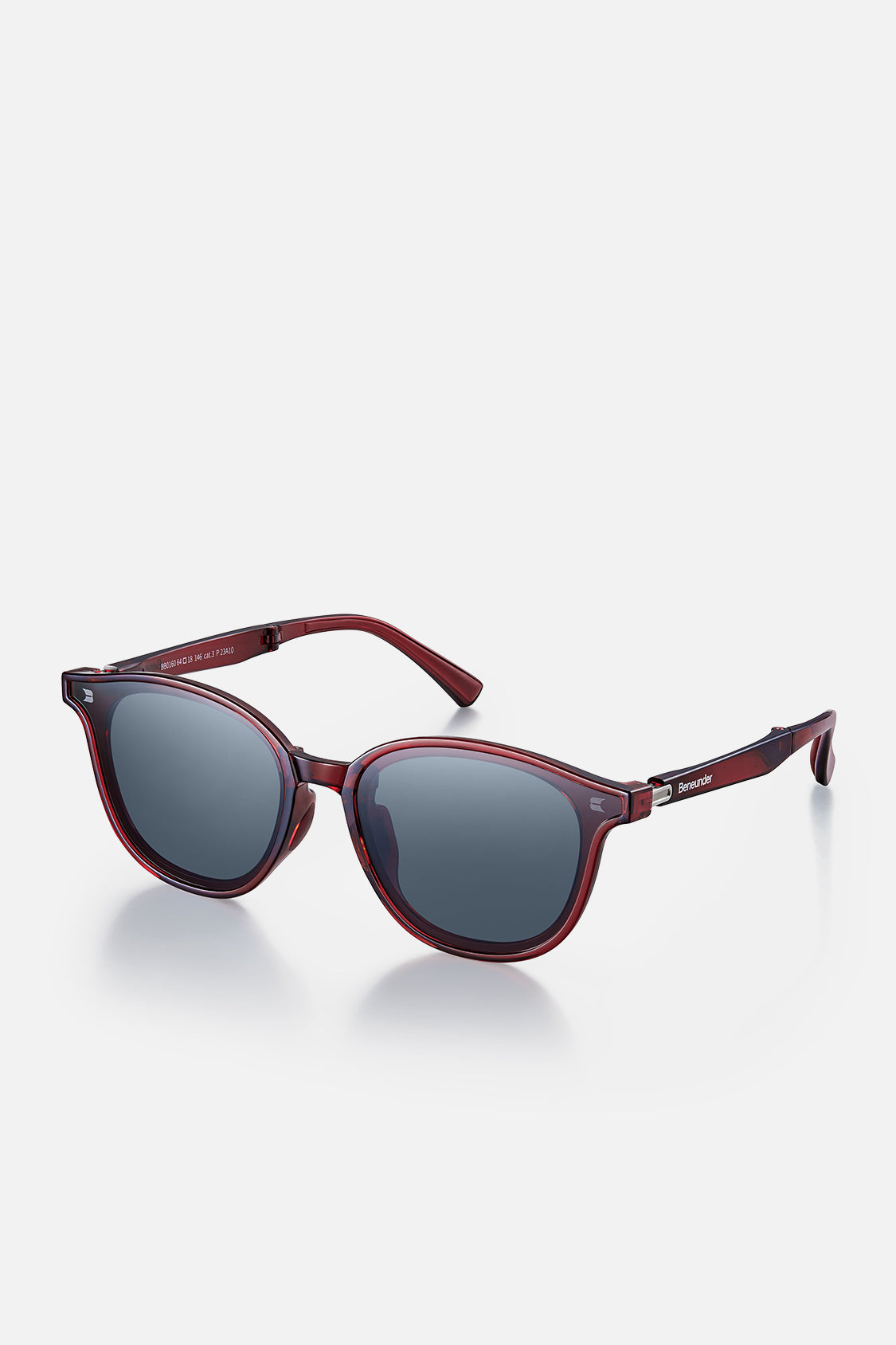 beneunder women's sunglasses #color_wine red black