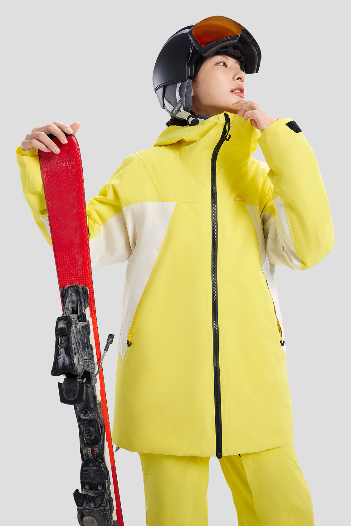 beneunder ski set #color_zest yellow