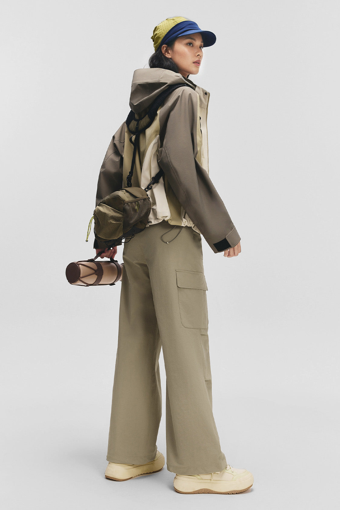 beneunder parashell womens paratrooper style softshell pants #color_coffee