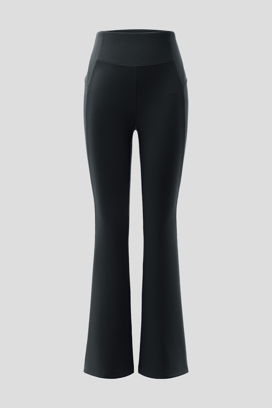 beneunder flexflare womens high stretch mini flare pants #color_black