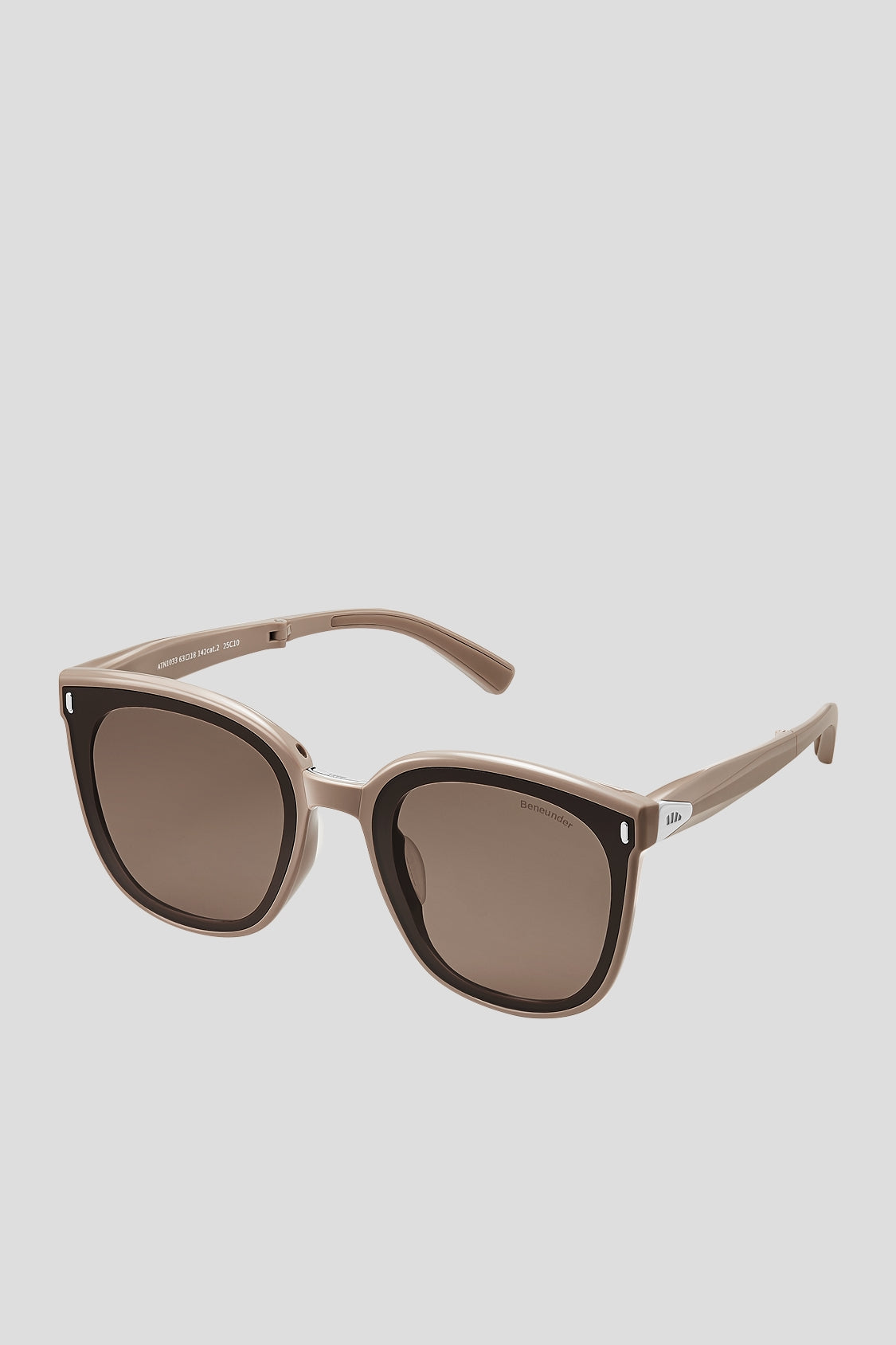 Übergroße quadratisch-runde Sonnenbrille UV 400 FD020/FD421