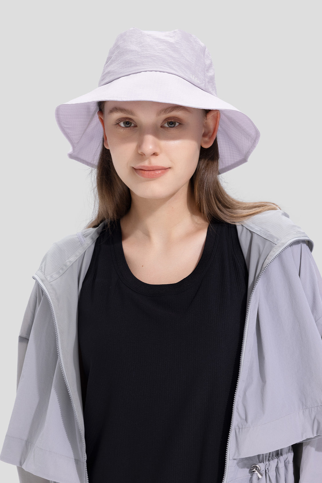 beneunder women's sun hats upf50+ #color_creamy lilac