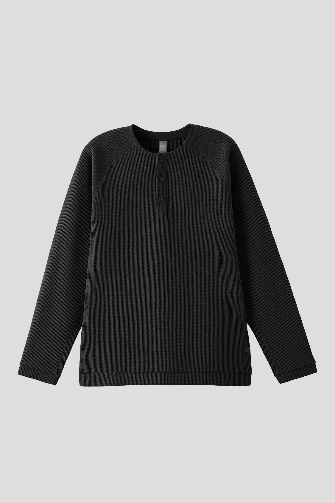 Men's Stretch Breathable Long-Sleeve Henley T-Shirt CT014