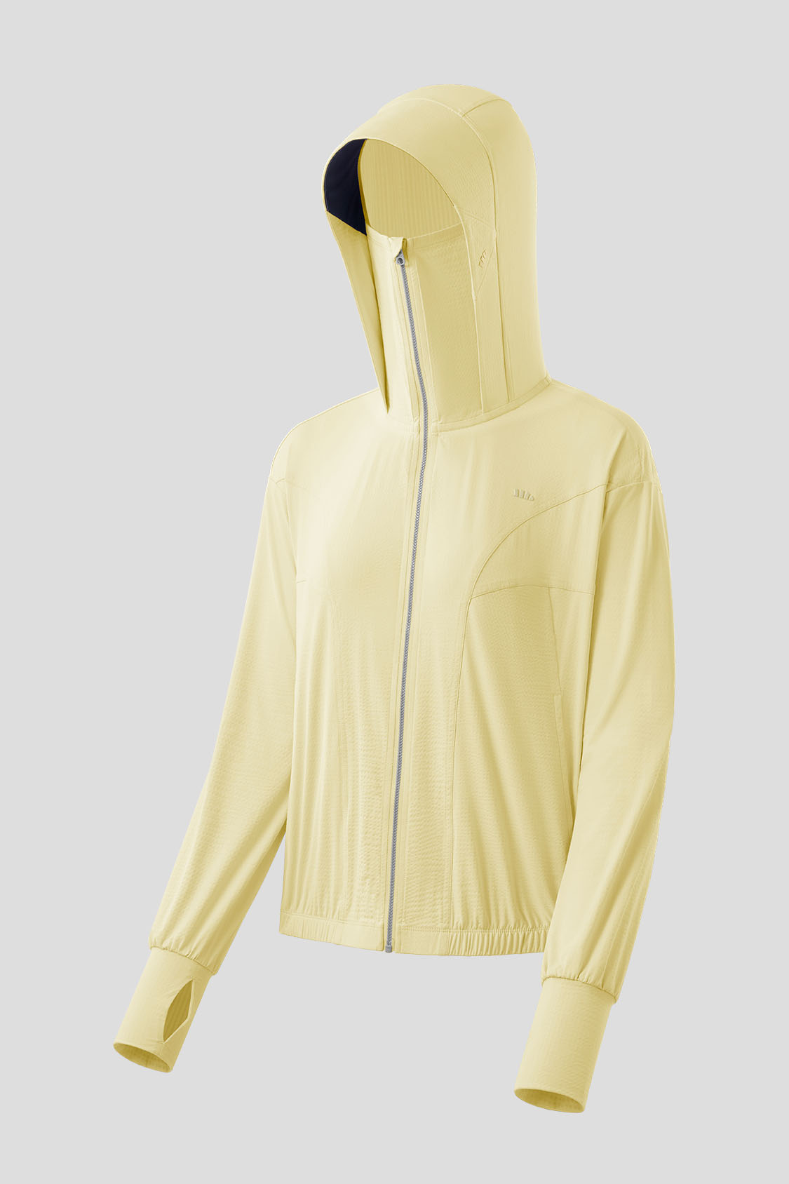 beneunder women's sun protection jacket #color_yellow