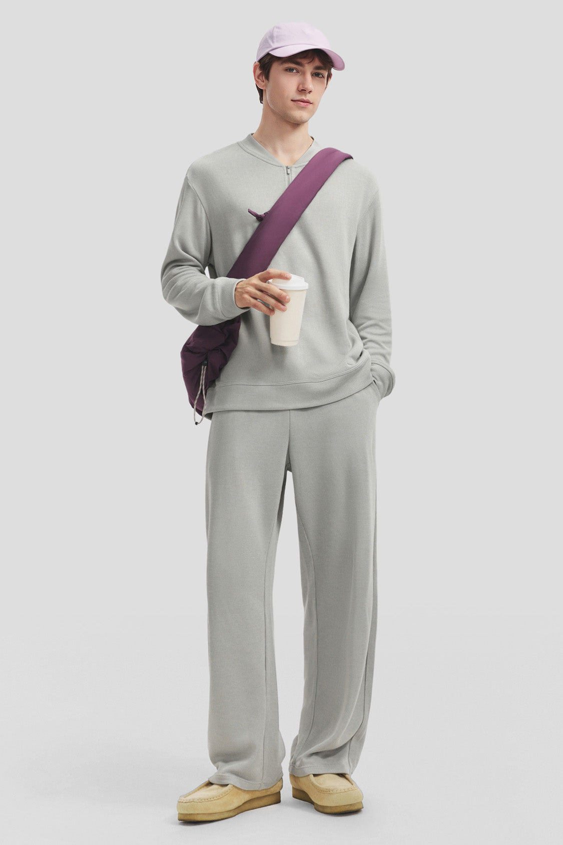 Men's Breathable Knit Everyday Lounge Set AF013/015