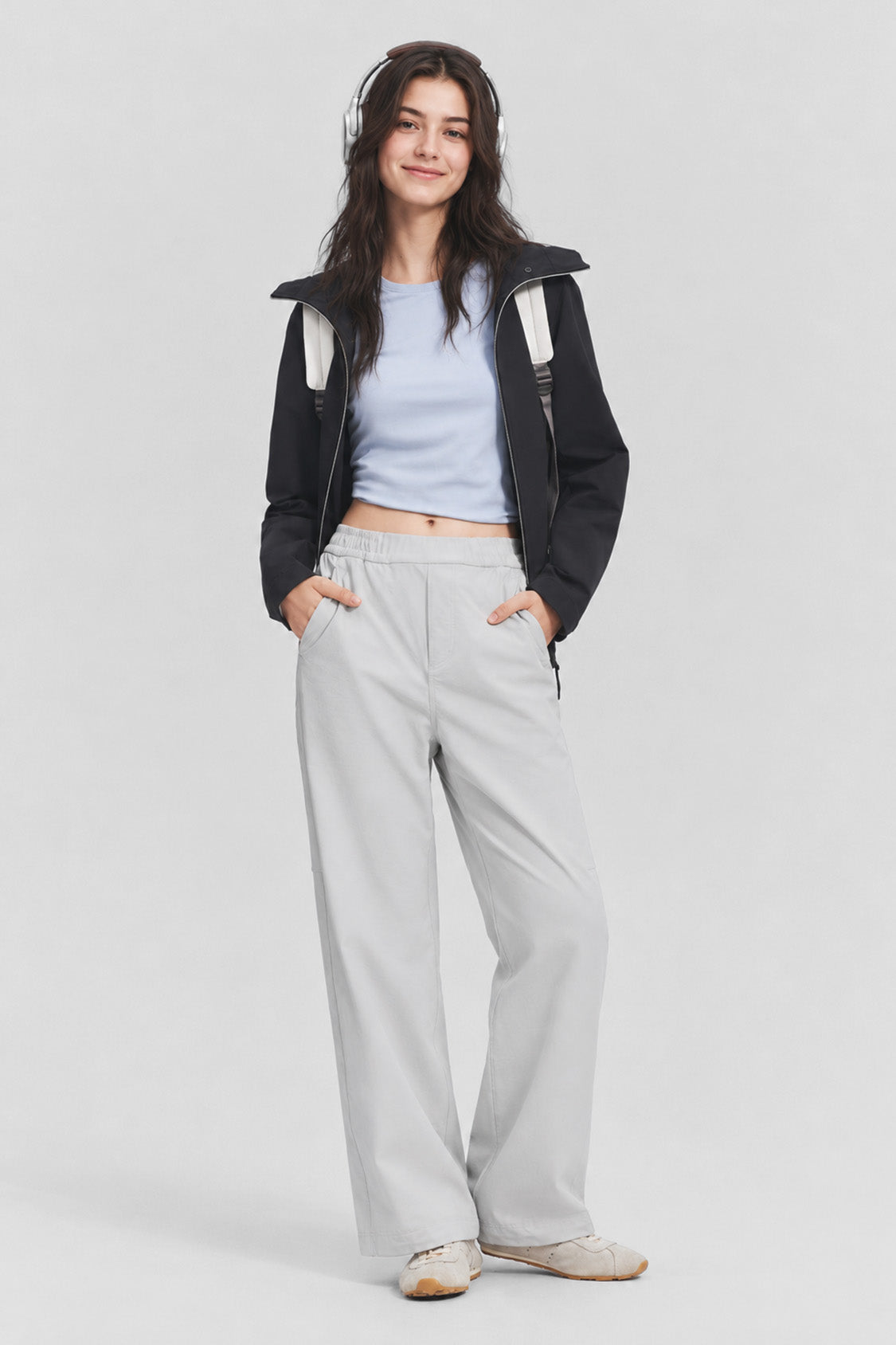 Women's Straight-Leg Softshell Pants (High Warmth) ST020