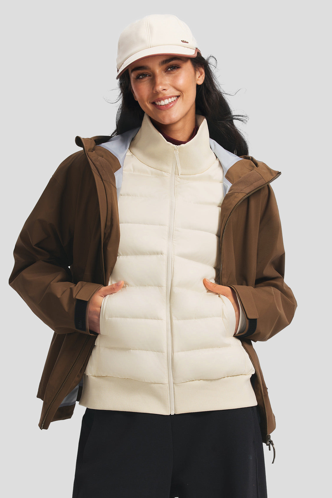 Women's Hybrid Down Jacket (Mid Warmth) HD008