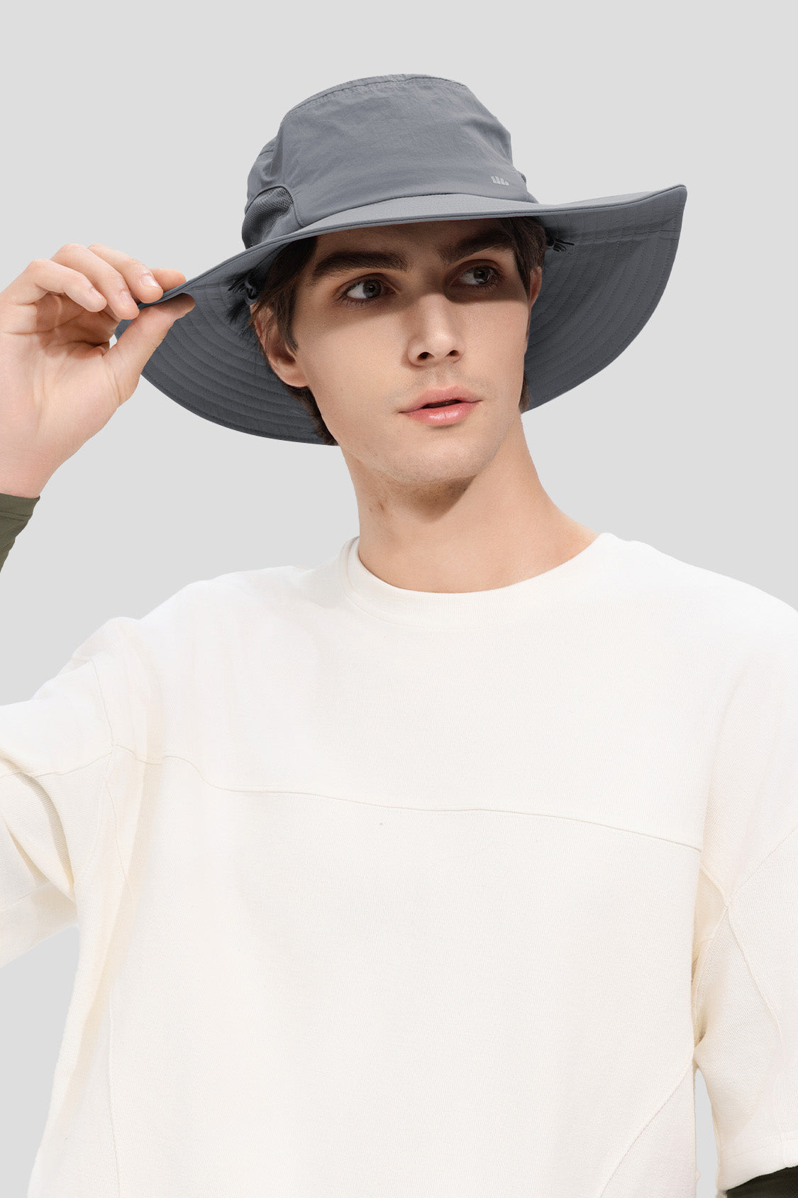 beneunder men's sun hats #color_smoky gray