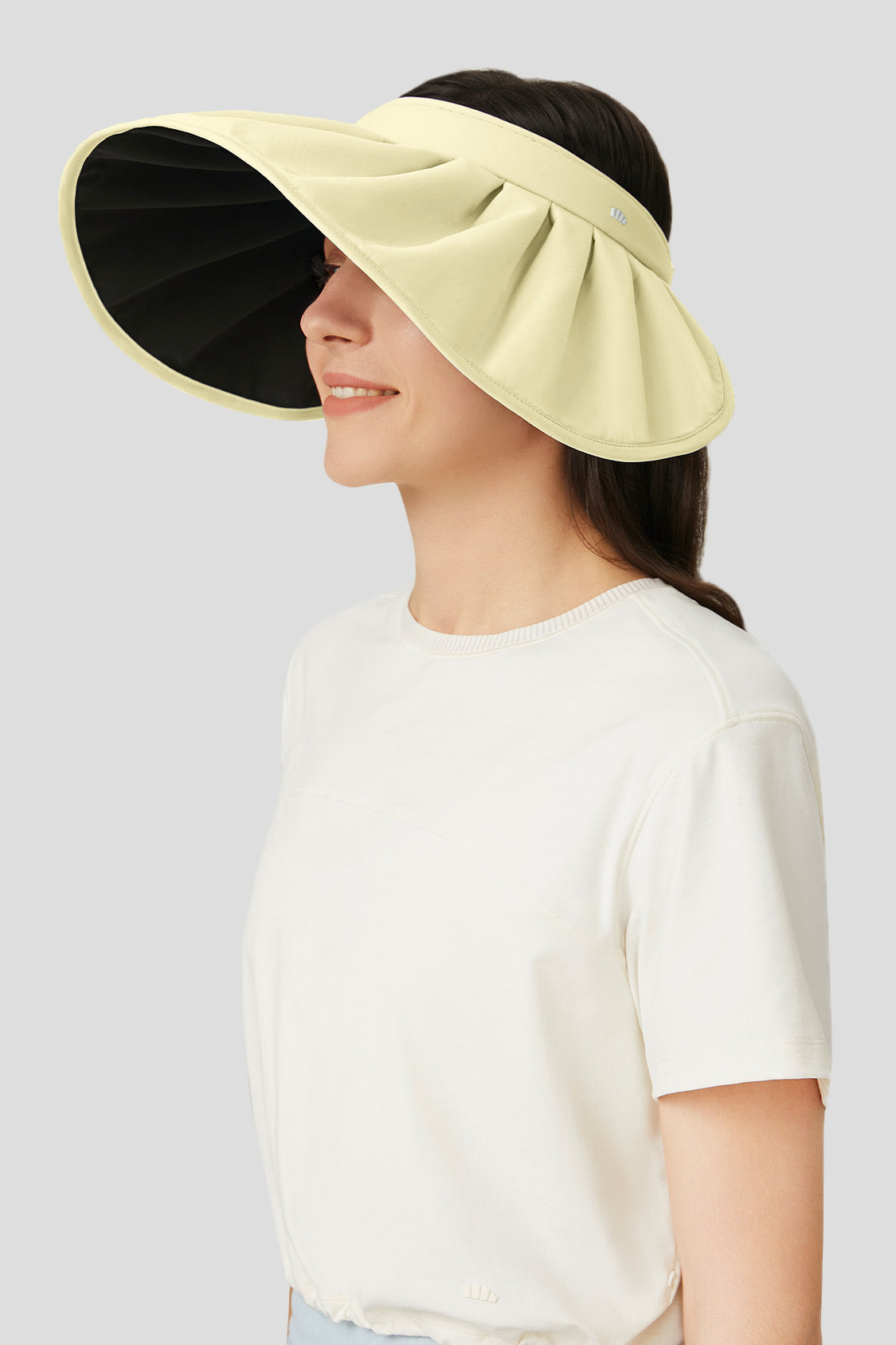 sun hat beneunder women's uv sun protection gardening bucket hat #color_pudding yellow