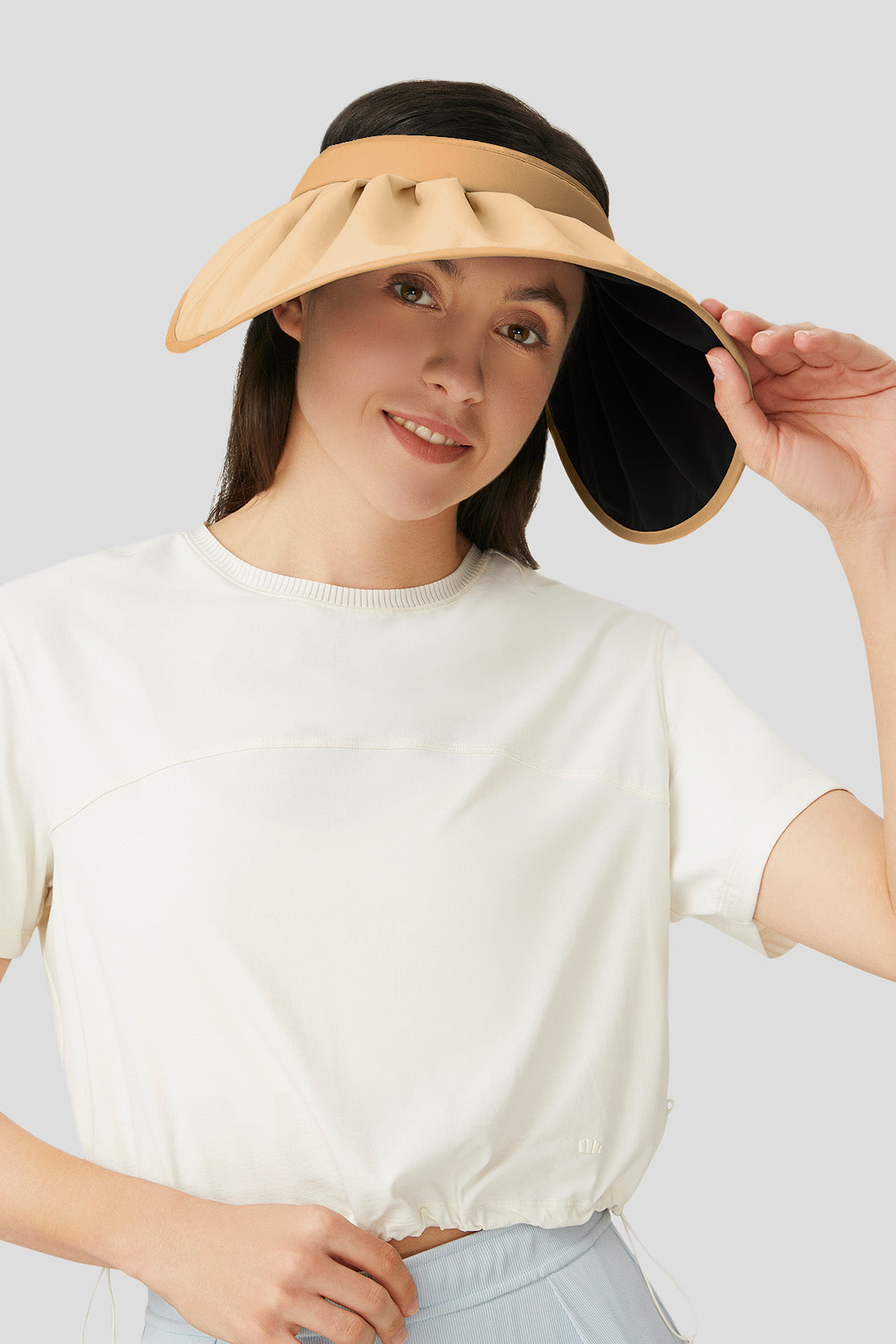 sun hat beneunder women's uv sun protection gardening bucket hat #color_coconut brown